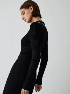 Outlet Old Money Aesthetics Polo Knit Top Sweater Tops|Sweaters & Cardigans
