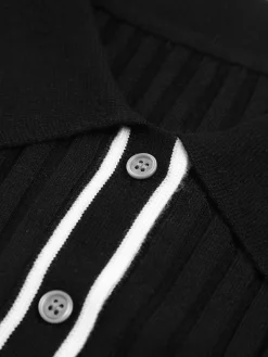 Outlet Old Money Aesthetics Polo Knit Top Sweater Tops|Sweaters & Cardigans