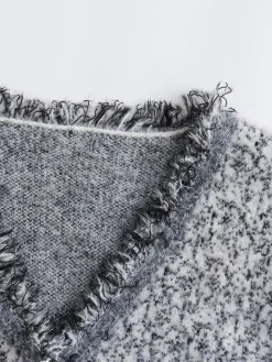 Hot Old Money Aesthetics Raw Hem Tweed Cardigan Cardigans|Sweaters & Cardigans