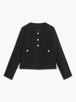Best Old Money Aesthetics Tweed Blazer Outerwear|Blazers