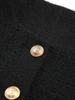 Best Old Money Aesthetics Tweed Blazer Outerwear|Blazers