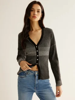 Outlet Ombre Button Slim Cardigan Cardigans|Sweaters & Cardigans