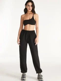 Discount One Shoulder Solid Sports Bra Tank Tops & Camis|Tops