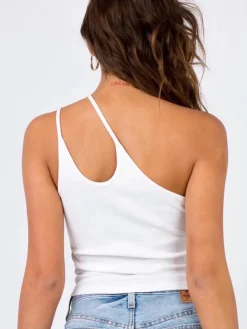 Clearance One Shoulder Strappy Crop Top Crop Tops|Tank Tops & Camis