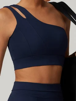 Outlet One-Shoulder Quick-Drying Sports Bra Activewear