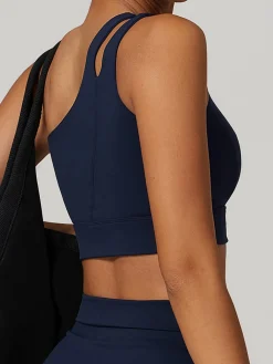 Outlet One-Shoulder Quick-Drying Sports Bra Activewear
