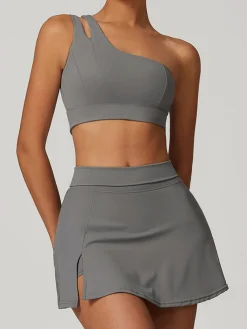 Outlet One-Shoulder Quick-Drying Sports Bra Activewear