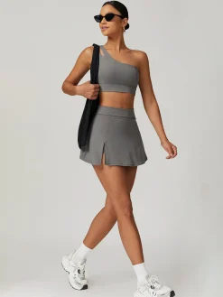 Outlet One-Shoulder Quick-Drying Sports Bra Activewear