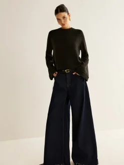 Outlet Open Back Tie Sweater Sweater Tops|Sweaters & Cardigans