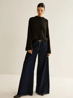 Outlet Open Back Tie Sweater Sweater Tops|Sweaters & Cardigans