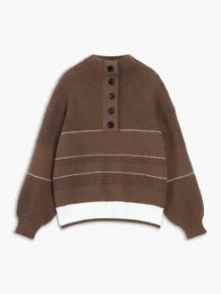 Best Open Collar Button Up Sweater Sweater Tops|Sweaters & Cardigans