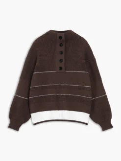 Best Open Collar Button Up Sweater Sweater Tops|Sweaters & Cardigans