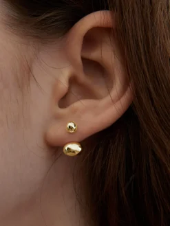 Hot Oval Bean Stud arrings Earrings|Accessories