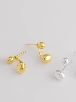 Hot Oval Bean Stud arrings Earrings|Accessories