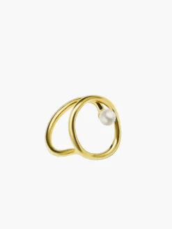 Sale Oval Circle Freshwater Pearl Ring Rings & Bracelets|Accessories