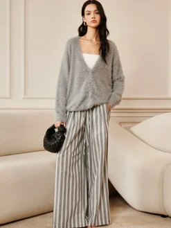 Discount Oversize Furry Cardigan Cardigans|Long Sleeve Sets