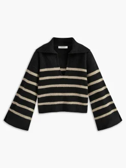 New Oversize Striped Pullover Sweater Sweater Tops|Sweaters & Cardigans