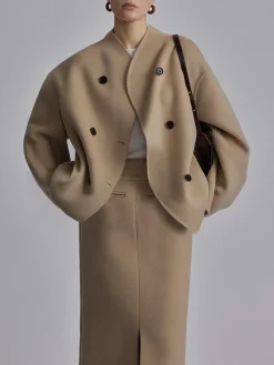 Clearance Oversized Button-Down Jacket Outerwear|Jackets