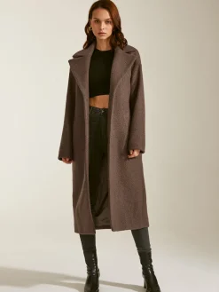 Clearance Oversized Essential Long Coat Outerwear|Coats