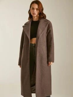Clearance Oversized Essential Long Coat Outerwear|Coats