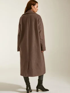 Clearance Oversized Essential Long Coat Outerwear|Coats