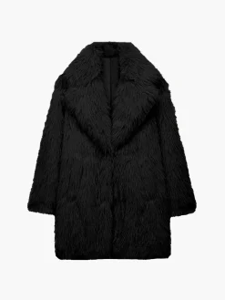 Outlet Oversized Fuzzy Women Faux Fur Coat Outerwear|Coats