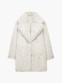 Outlet Oversized Fuzzy Women Faux Fur Coat Outerwear|Coats