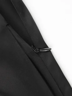 Sale Oversized Satin Wide Leg Dress Pants Wide Leg|Pants