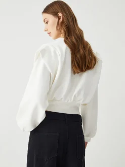 Outlet Oversized Solid Long Sleeve Blouse Blouses & Shirts|Tops