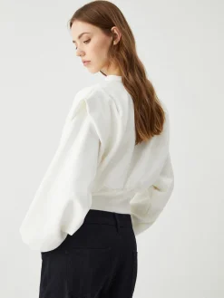 Outlet Oversized Solid Long Sleeve Blouse Blouses & Shirts|Tops