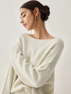 Clearance Oversized Sweater Two Piece Skirt Set Sweater Tops|Long Sleeve Sets