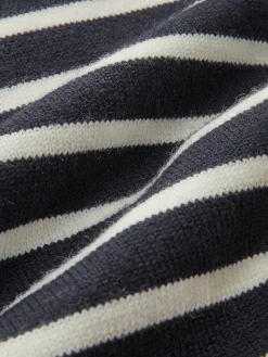 Online Panel Striped Faux Fur Coat Outerwear|Coats