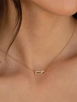 Outlet Paper Clip Necklace Necklaces|Accessories