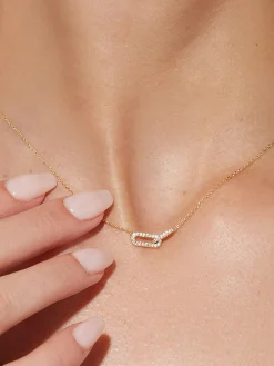 Outlet Paper Clip Necklace Necklaces|Accessories