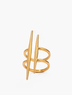 Hot Parallel Bar Open Ring Rings & Bracelets|Accessories