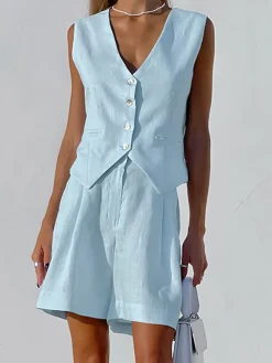 Online Paros Cover Up Two Piece Shorts Set Shorts Sets|Shorts