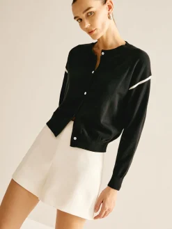Outlet Patchwork Button Down Cardigan Cardigans|Sweaters & Cardigans