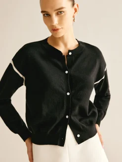 Outlet Patchwork Button Down Cardigan Cardigans|Sweaters & Cardigans