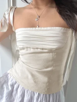 Hot Patchwork Knotted Cami Top Tank Tops & Camis|Tops