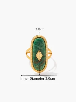 Discount 1pc Elegant Stainless Ring Rings & Bracelets|Accessories