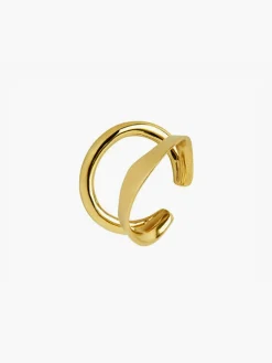 Best 1pc Irregular Double Layer Hoop Ear Clip Earrings|Accessories
