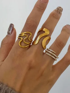 Discount 1pc Irregular Open Ring Rings & Bracelets|Accessories