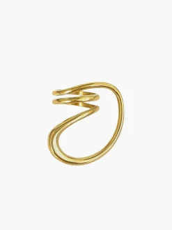 Hot 1pc Irregular Spring Twist Ring Rings & Bracelets|Accessories