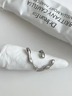 Clearance 1pc Minimalist Crescent Moon Ring Rings & Bracelets|Accessories