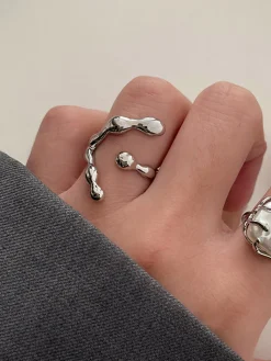 Clearance 1pc Minimalist Crescent Moon Ring Rings & Bracelets|Accessories