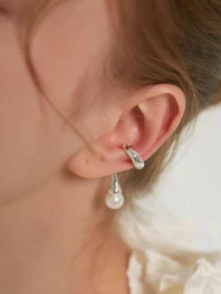 Hot 1pc Pearl Drop Ear Cuff Earrings|Accessories