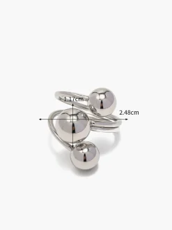 Online 1pc Ball Open Ring Rings & Bracelets|Accessories