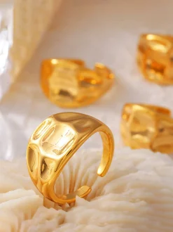 New 1pc Tunnel Curved Open Ring Rings & Bracelets|Accessories