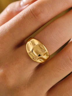New 1pc Tunnel Curved Open Ring Rings & Bracelets|Accessories