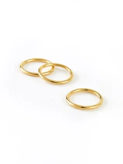 Online 3pcs Minimalist en Circle Ring Rings & Bracelets|Accessories